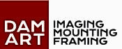 Dam Art Fotoğraf Baskı, Sanatsal Çerçeve, Grafik ve Display Uygulamaları Logo