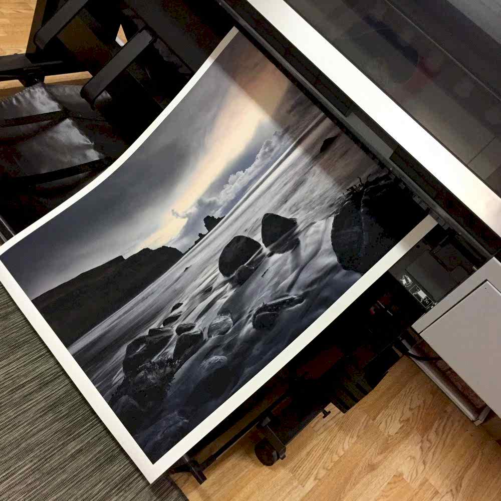 Siyah Beyaz Pigment Fotoğraf Baskı