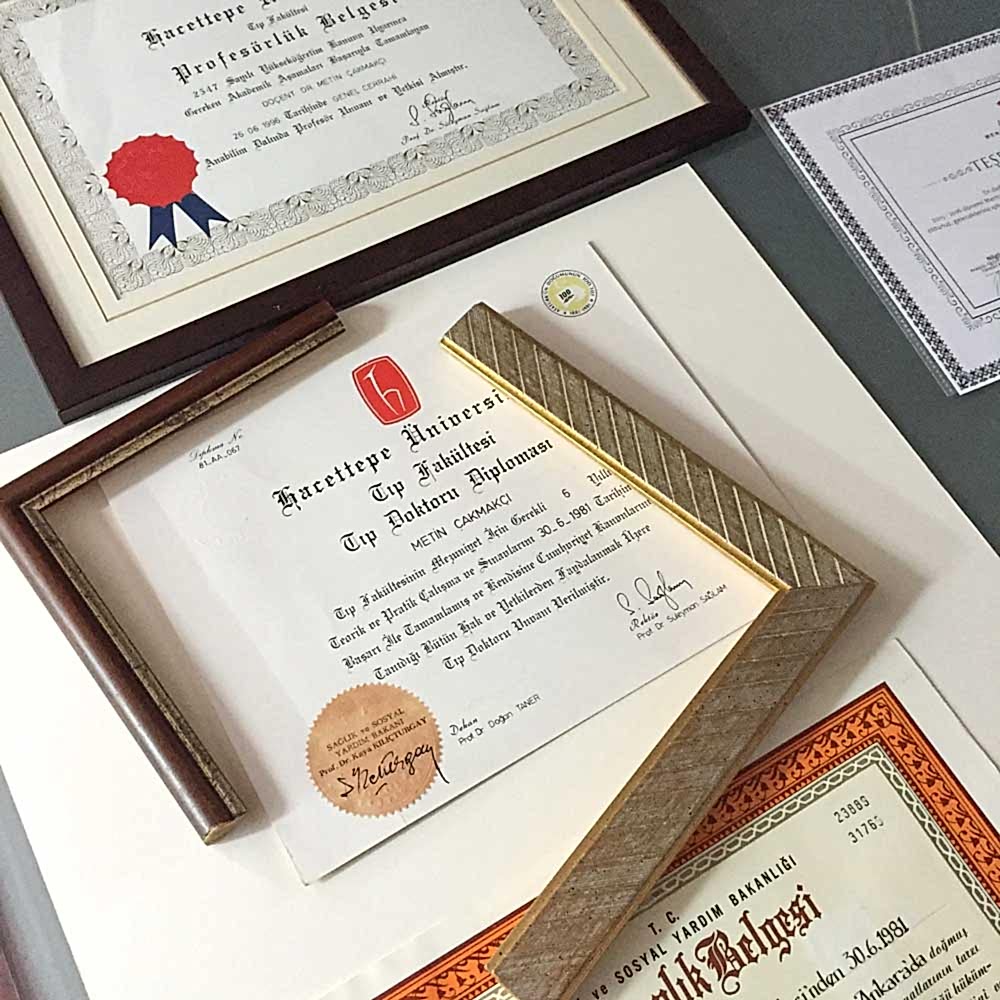 Döküman (Sertifika / Diploma) Çerçeve Uygulamaları