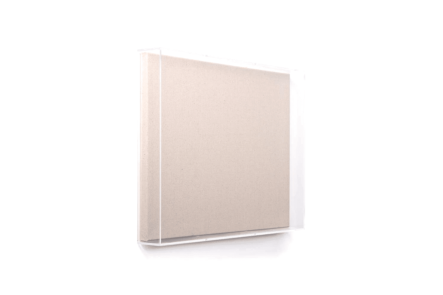 Akrilik derinlikli kutu uygulaması