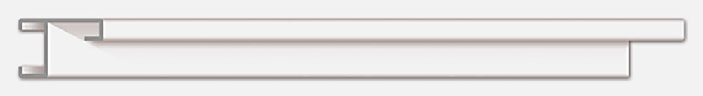 Aluminyum Beyaz Renk Çerçeve Profili