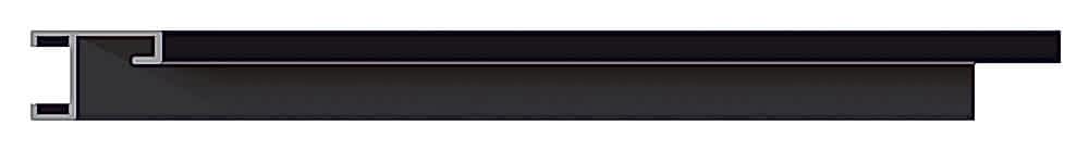 Aluminyum Siyah Renk Çerçeve Profili