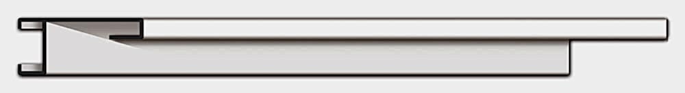 Aluminyum Beyaz Renk Çerçeve Profili