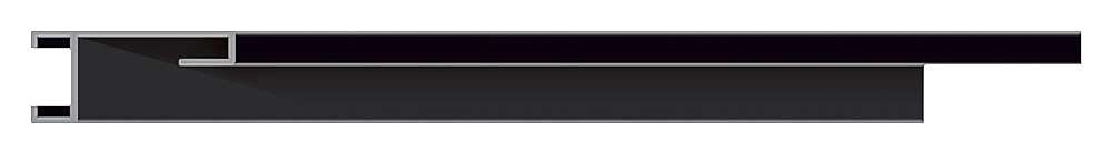 Aluminyum Siyah Renk Çerçeve Profili