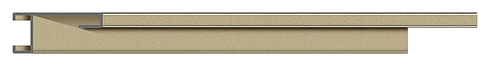 Aluminyum Şampanya Rengi Çerçeve Profili